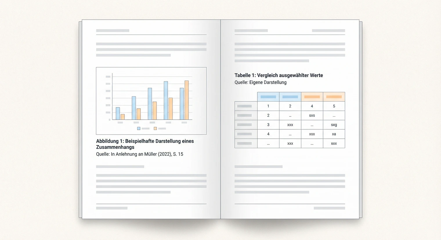 Abbildungen und Tabellen in der Seminararbeit 2026 | BachelorHero