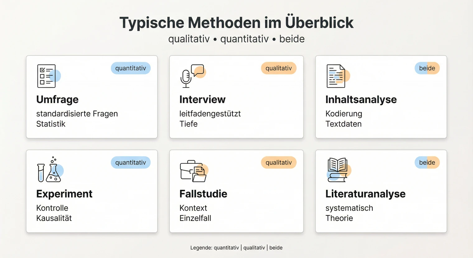Übersicht der häufigsten Forschungsmethoden für die Bachelorarbeit | BachelorHero