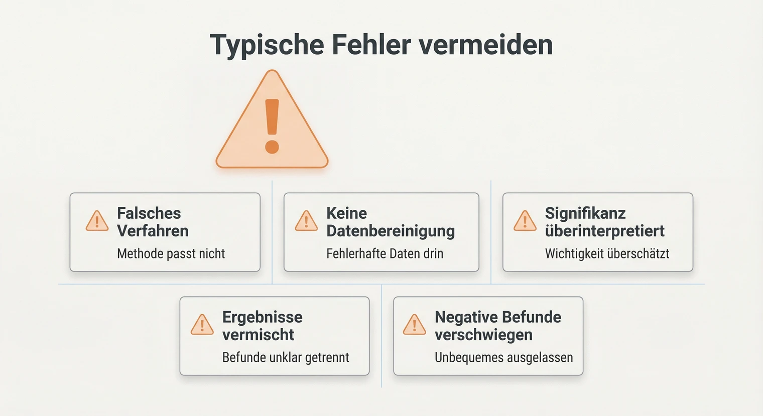 Typische Fehler bei der Datenanalyse der Bachelorarbeit und wie du sie vermeidest | BachelorHero