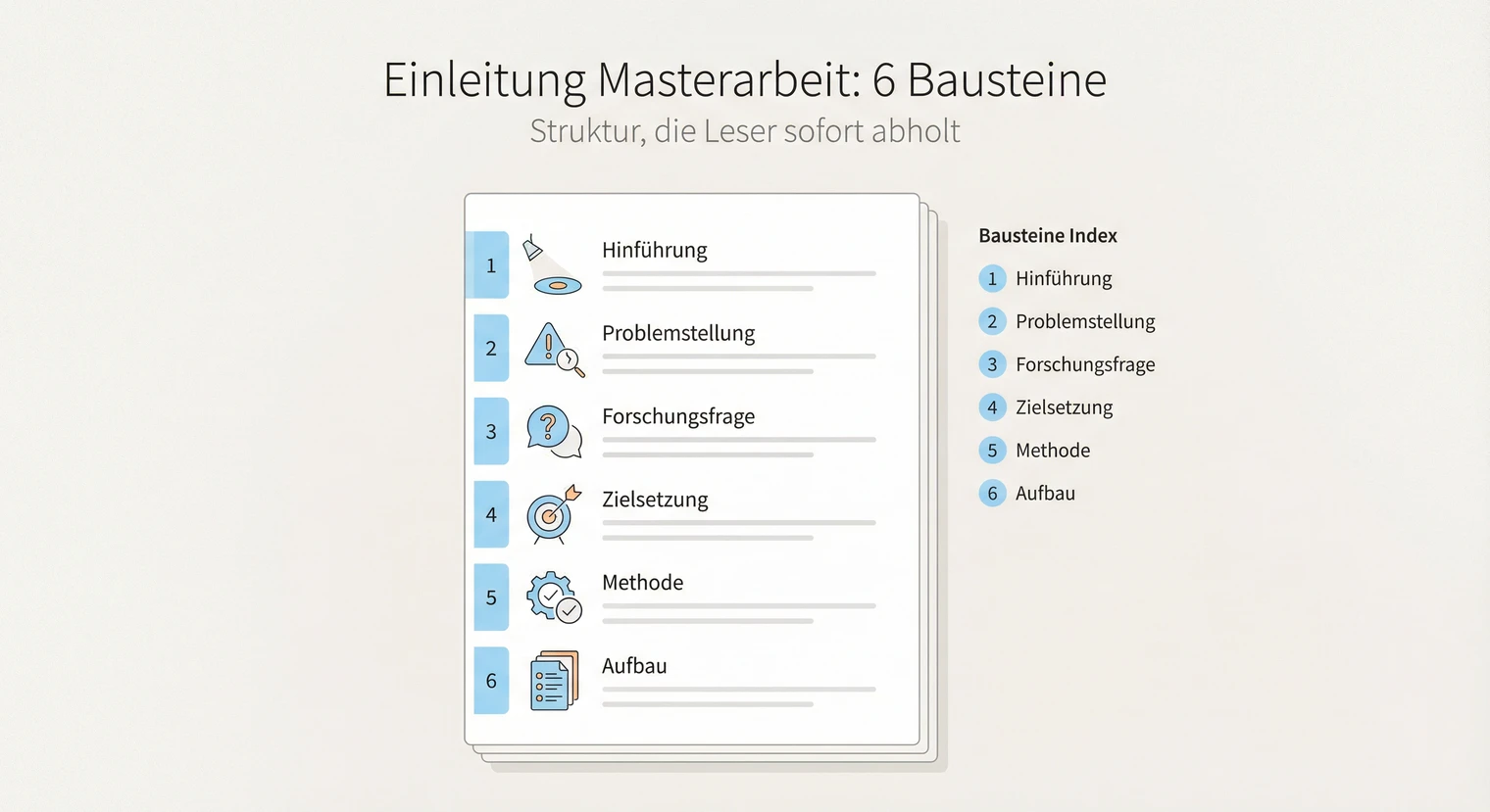 Einleitung Masterarbeit 2026: Aufbau, Beispiele und Vorlage | BachelorHero