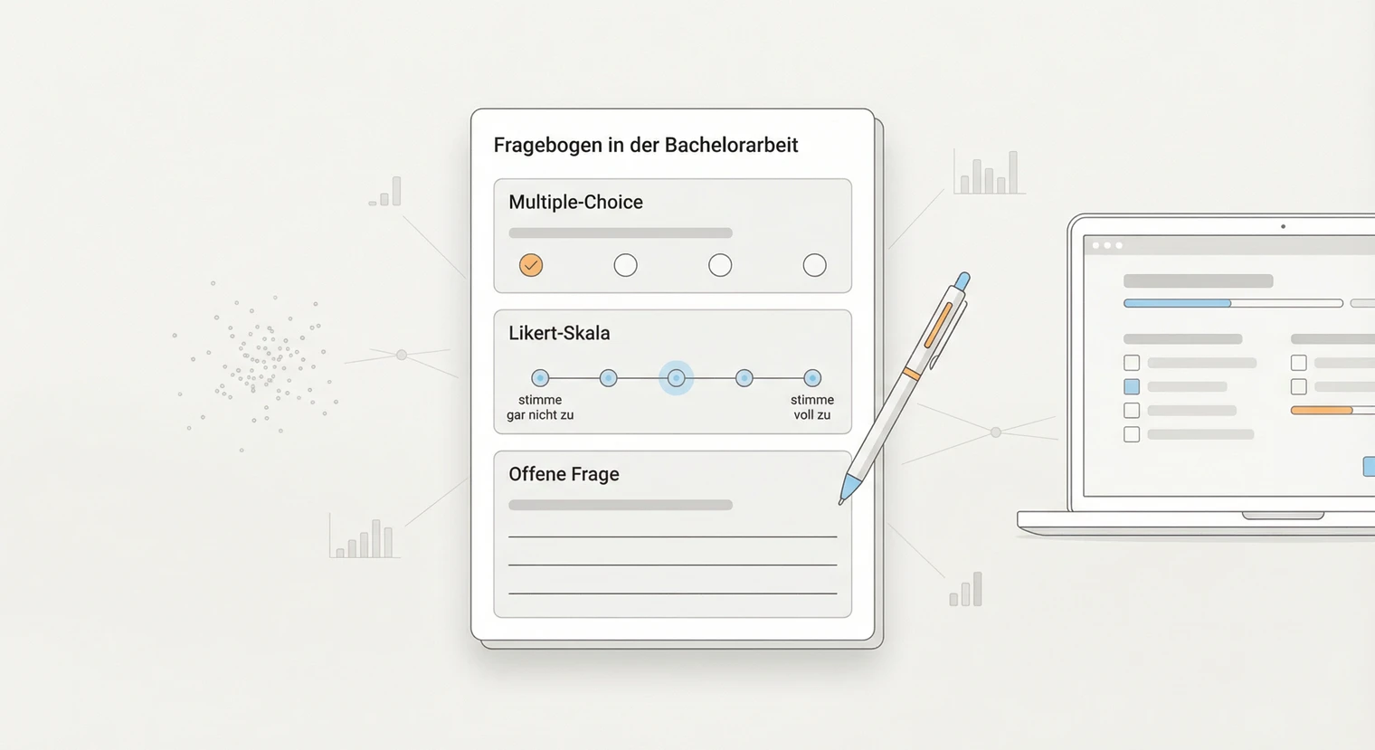 Fragebogen Bachelorarbeit 2026: Aufbau, Skalen, Pretest & Auswertung | BachelorHero