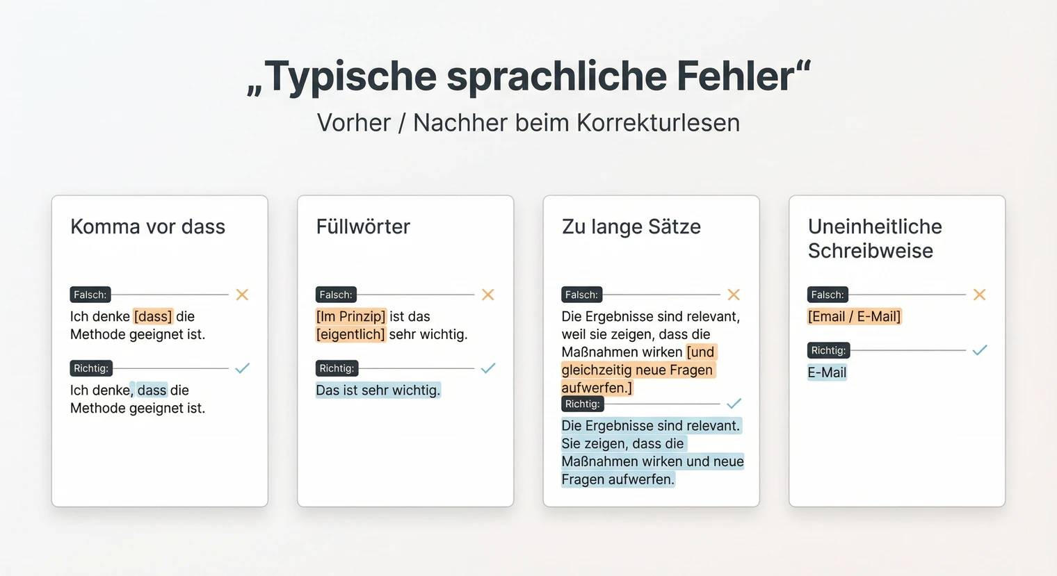Häufige Fehler beim Korrekturlesen der Bachelorarbeit vermeiden | BachelorHero