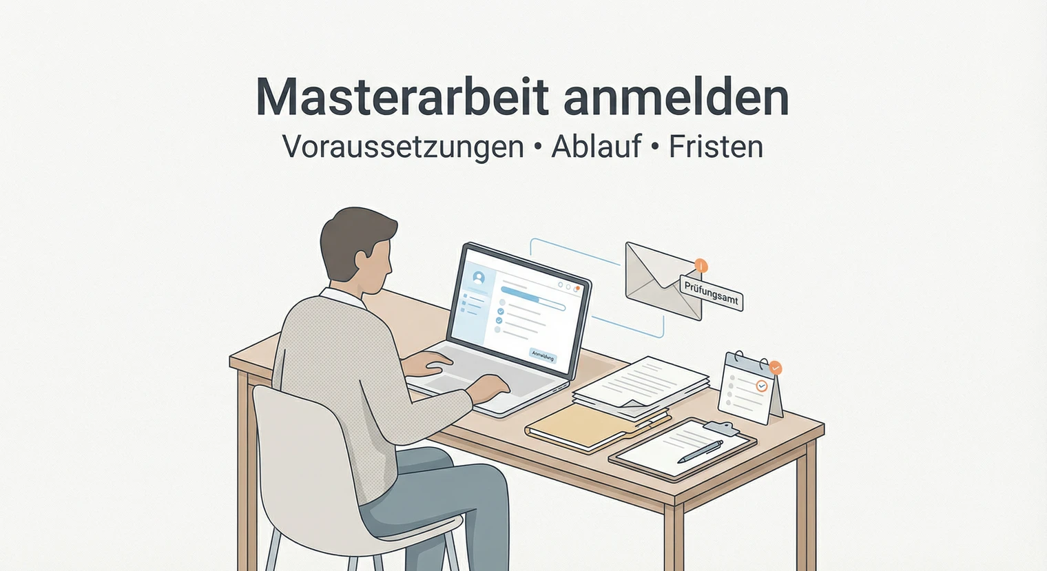 Masterarbeit anmelden 2026: Voraussetzungen, Ablauf & Fristen | BachelorHero