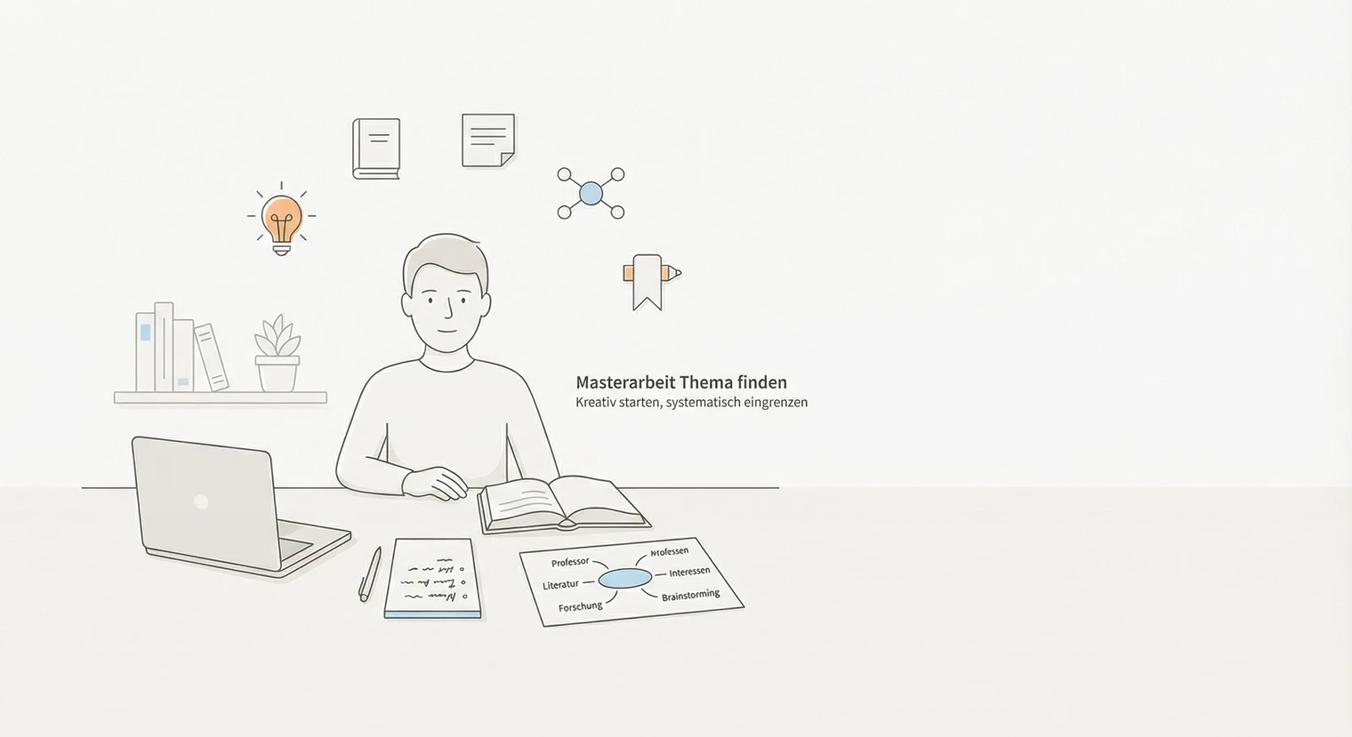Masterarbeit Thema finden 2026: Anleitung, Strategien und Beispiele | BachelorHero