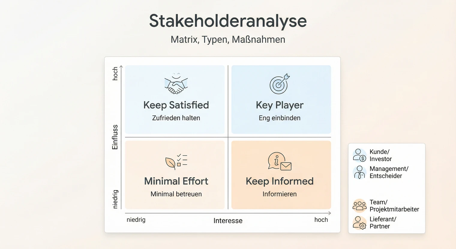 Stakeholderanalyse Projektarbeit: Anleitung & Beispiele 2026 | BachelorHero