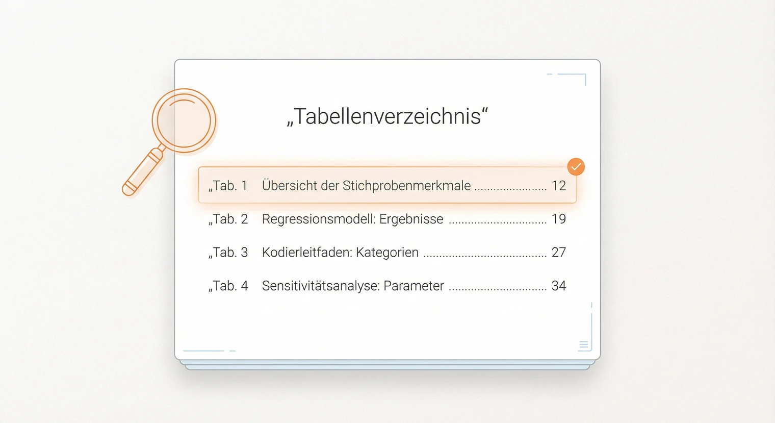 Tabellenverzeichnis Masterarbeit 2026: Aufbau & Word Anleitung | BachelorHero