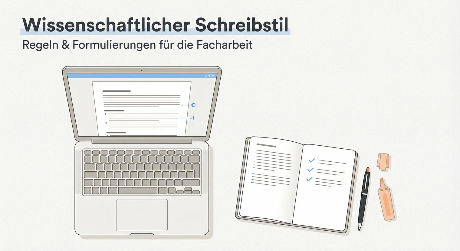 Wissenschaftlicher Schreibstil Facharbeit 2026: Tipps & Formulierungen | BachelorHero