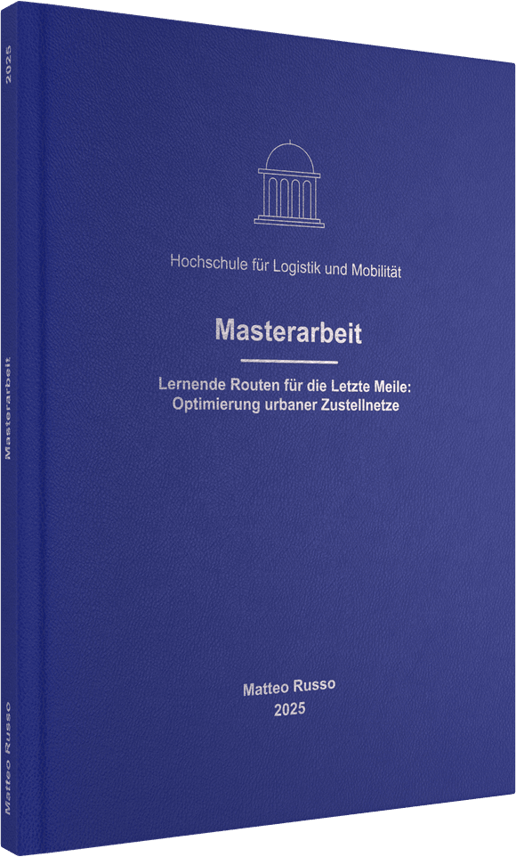 Hardcover mit Prägung in Silber
