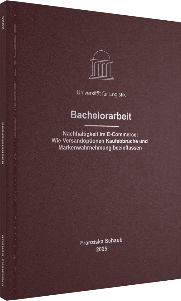 Hardcover mit Prägung in Silber