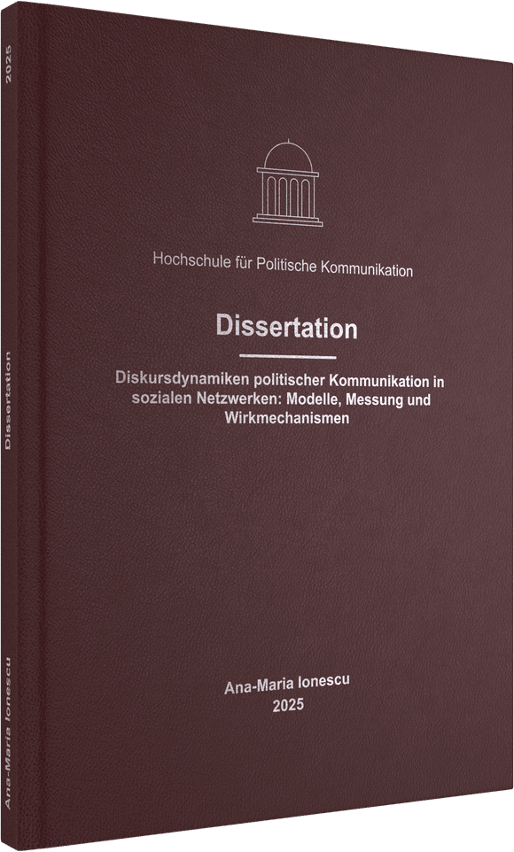 Hardcover mit Prägung in Silber