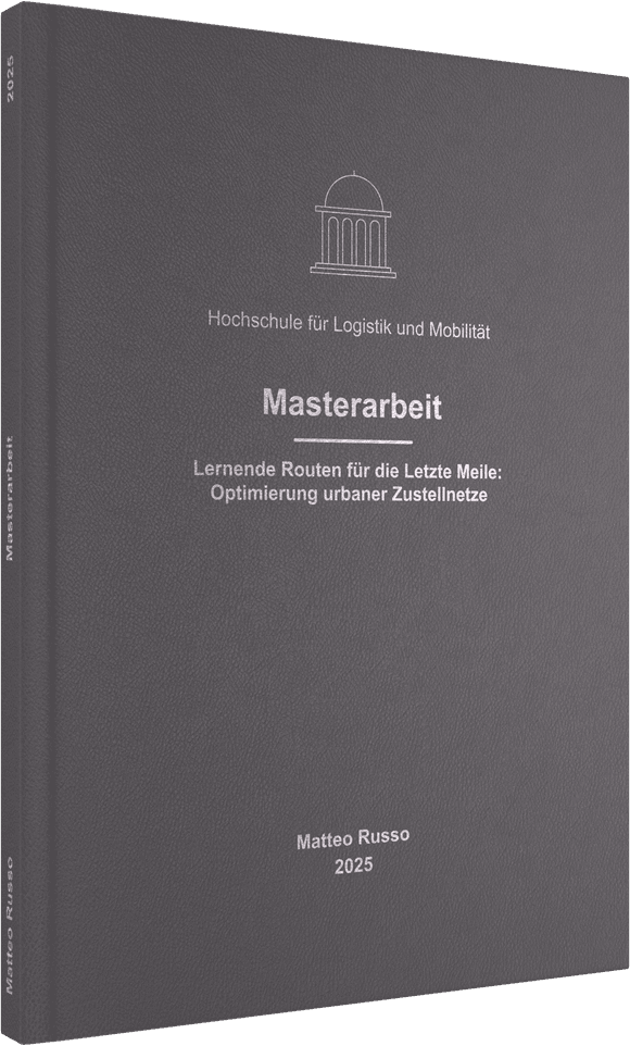 Hardcover mit Prägung in Silber